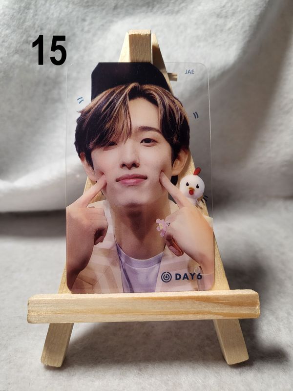 Cartes transparentes DAY6 – Pour les fans de K-Rock et K-Pop