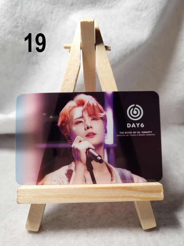 Cartes transparentes DAY6 – Pour les fans de K-Rock et K-Pop