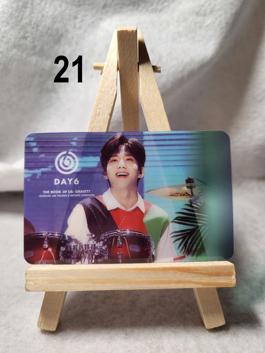 Cartes transparentes DAY6 – Pour les fans de K-Rock et K-Pop