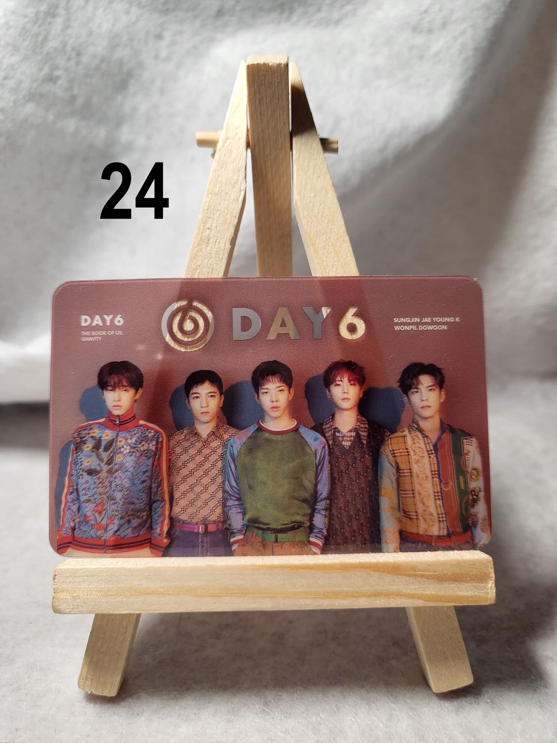 Cartes transparentes DAY6 – Pour les fans de K-Rock et K-Pop