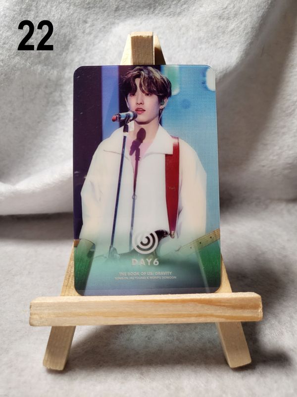 Cartes transparentes DAY6 – Pour les fans de K-Rock et K-Pop