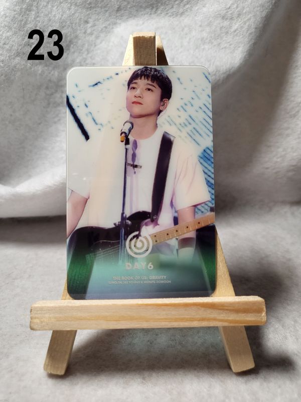 Cartes transparentes DAY6 – Pour les fans de K-Rock et K-Pop