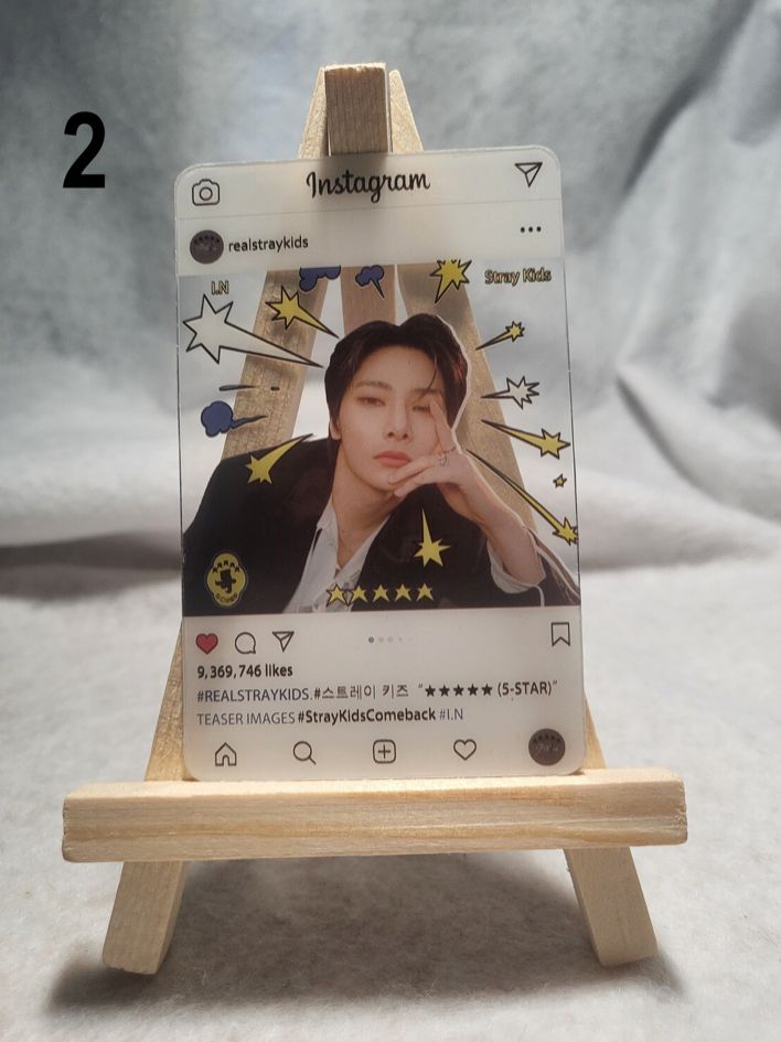 Cartes transparentes Insta Stray Kids – Collection spéciale pour les STAY