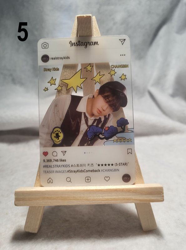 Cartes transparentes Insta Stray Kids – Collection spéciale pour les STAY