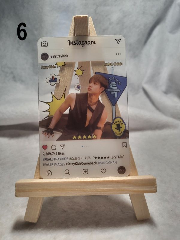 Cartes transparentes Insta Stray Kids – Collection spéciale pour les STAY