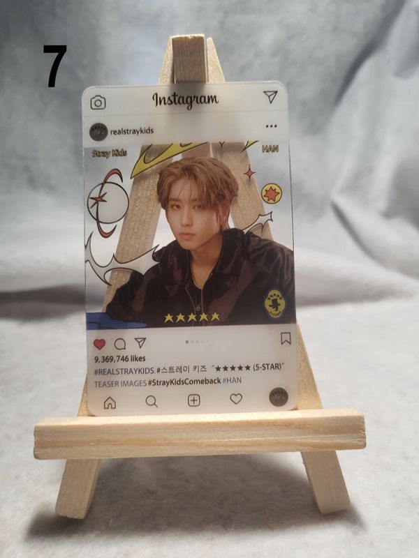 Cartes transparentes Insta Stray Kids – Collection spéciale pour les STAY