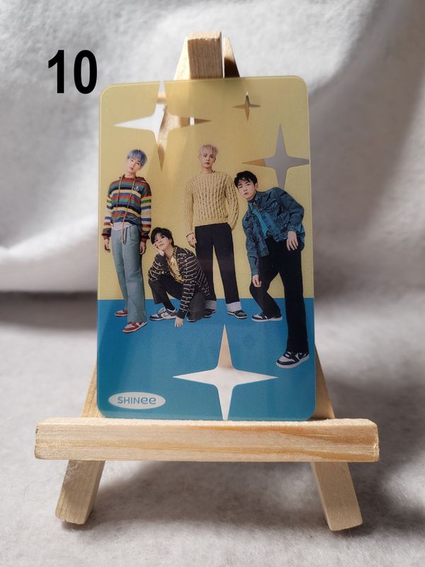 Photocards transparentes SHINee – Pour tous les Shawols !