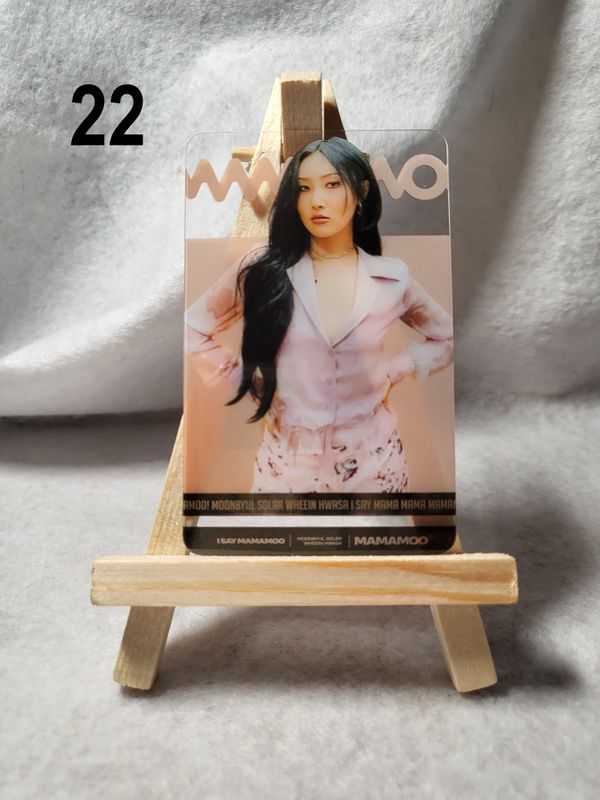 Photocards transparentes MAMAMOO – L’incontournable pour les MOOMOO !