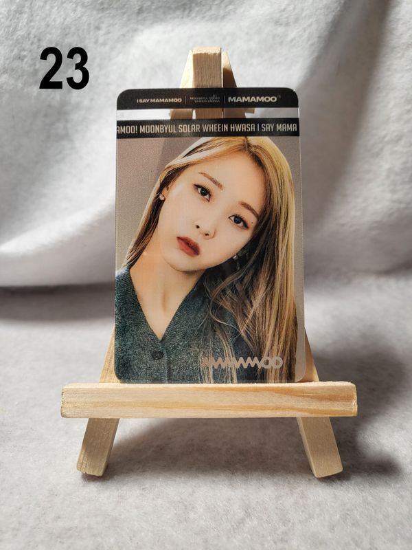 Photocards transparentes MAMAMOO – L’incontournable pour les MOOMOO !