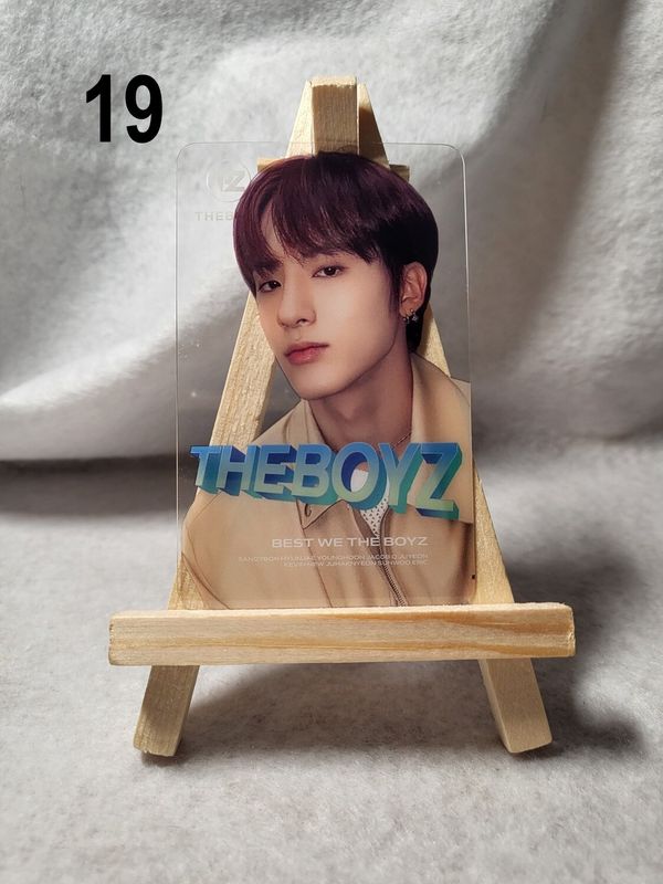 Photocards transparentes THE BOYZ – Collection unique pour les fans de K-Pop