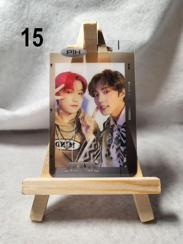 Photocards transparentes P1Harmony – L’indispensable pour les P1ece !