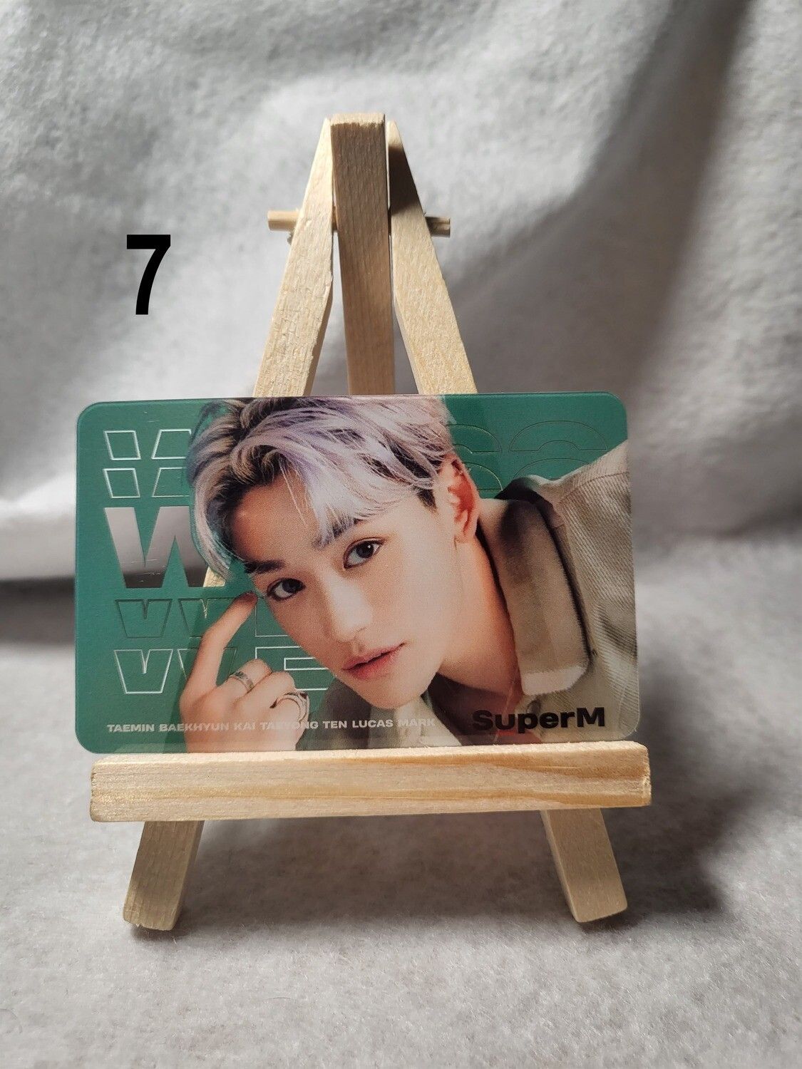 Photocards transparentes SuperM – L’indispensable pour les fans de K-Pop !