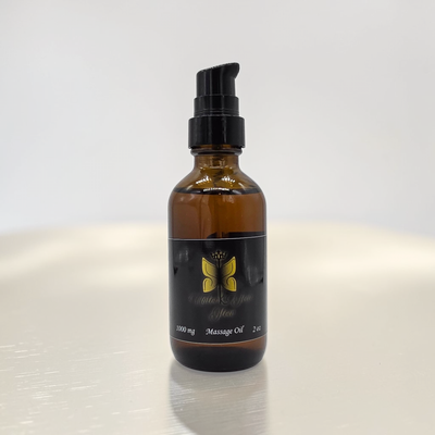 The Black Label Body Oil 2oz 1000mg CBD