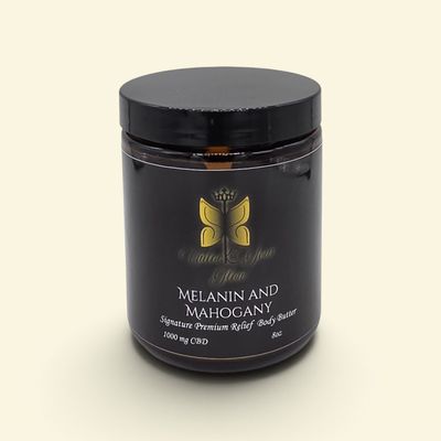 Melanin and Mahogany CBD Infused Body Butter Melanin and Mahogany CBD Infused Body Butter