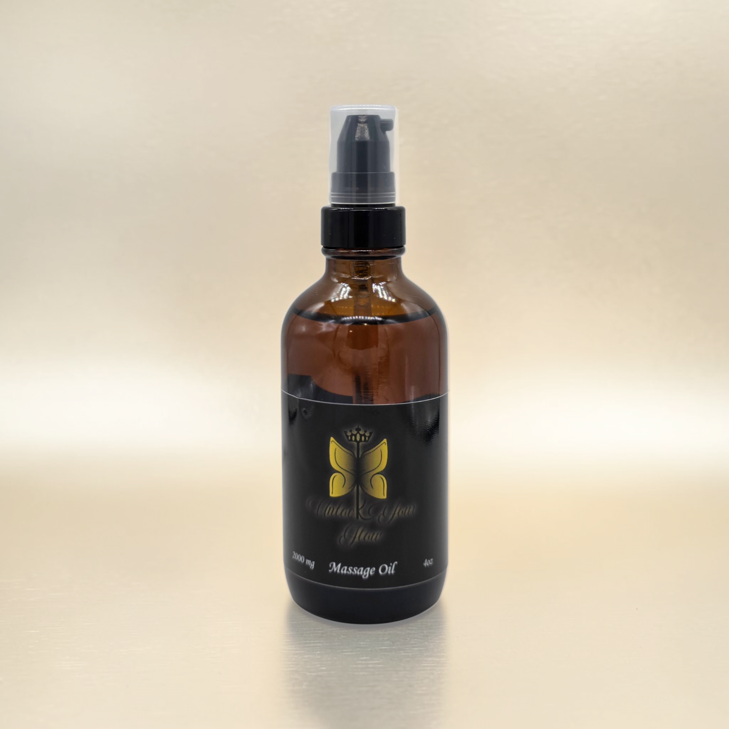 1000mg black label body/massage oil 4oz