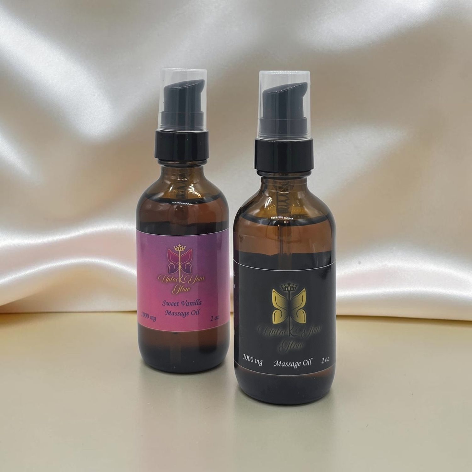 Dual Radiance 2oz 500mg CBD and 4oz 1000mg CBD Sets