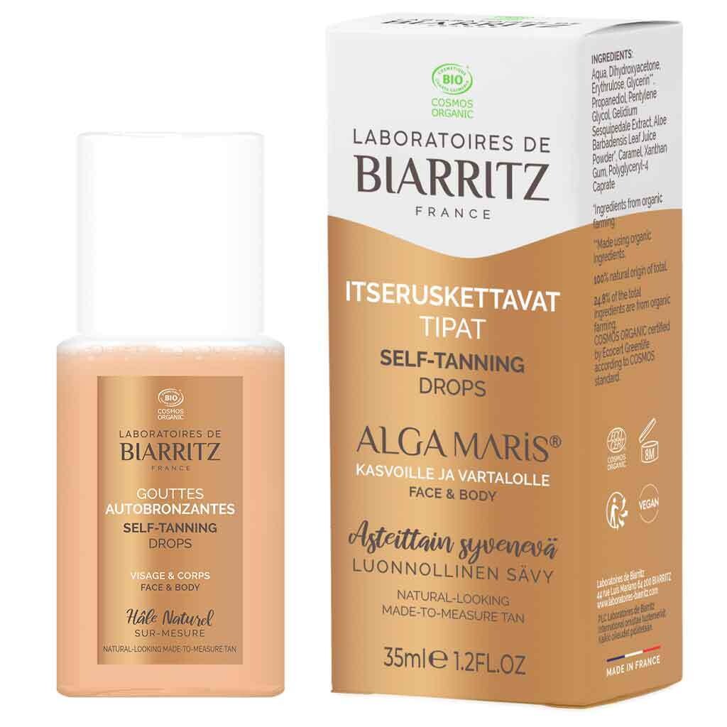 Alga Maris Self Tanning Drops Itseruskettavat kasvotipat 35 ml