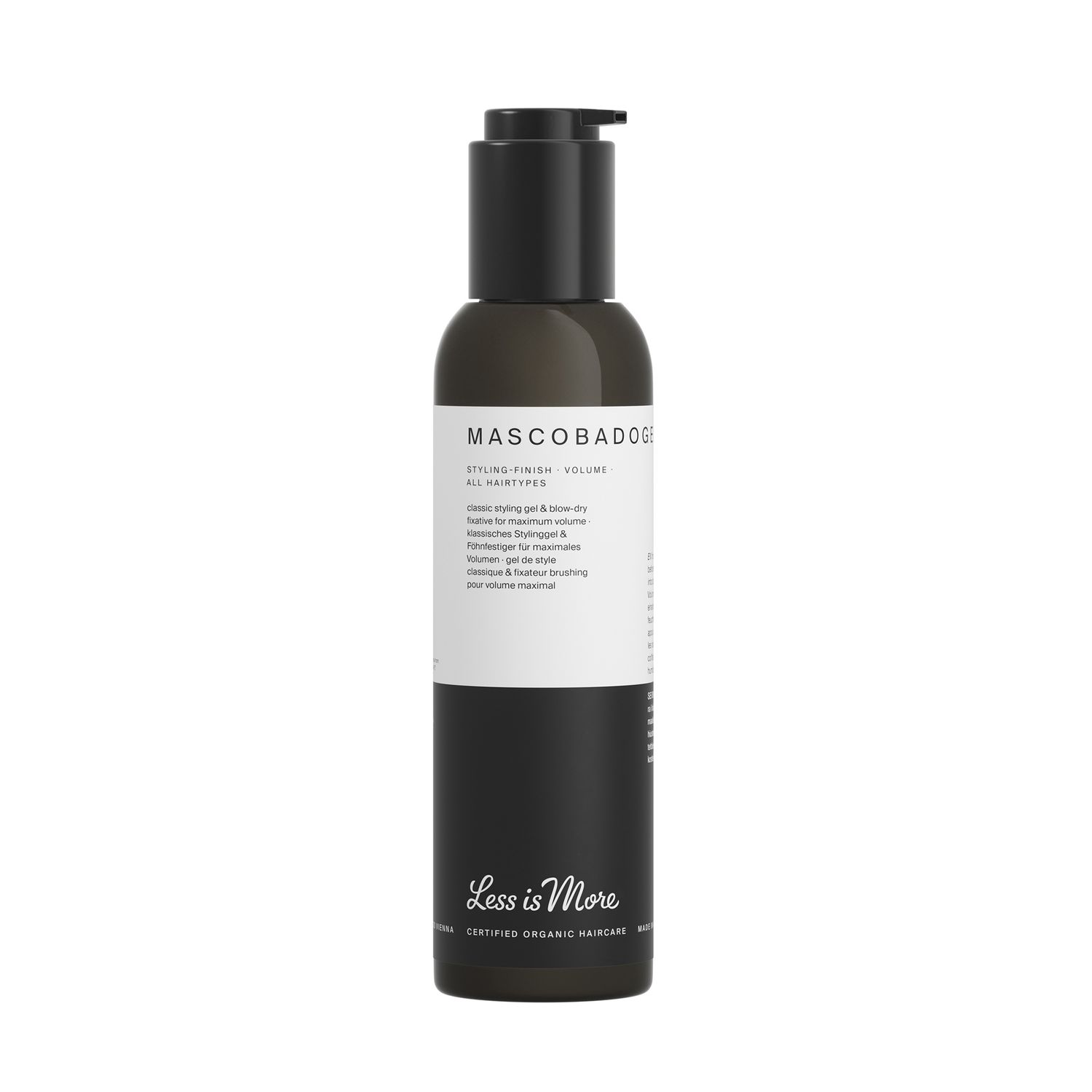 LESS IS MORE-Mascobadogel 150 ML
