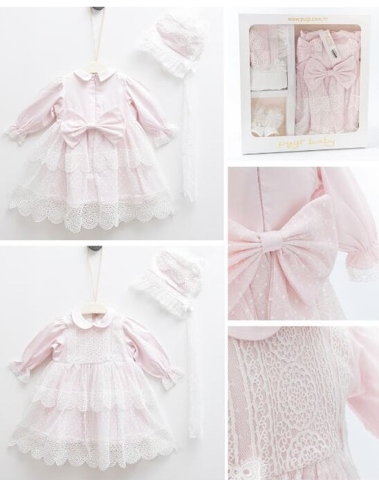 Roze jurk/set