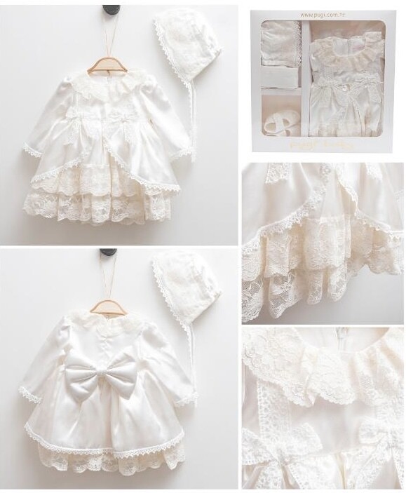 Wit jurk/set