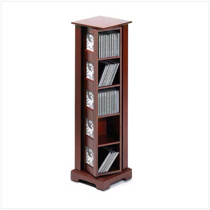 Spinning Photo Frame Cd Tower
