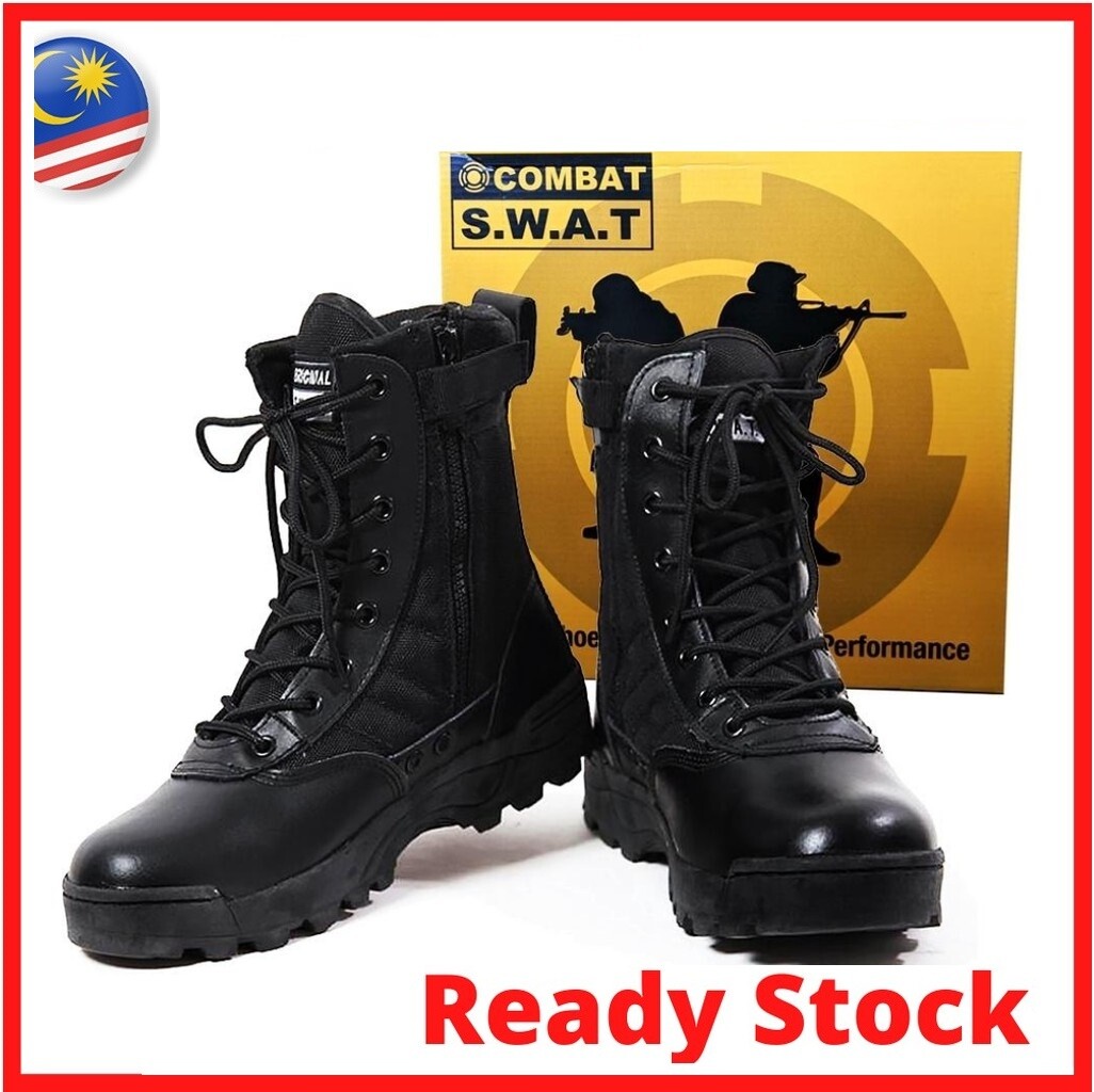 Sparta Army Unisex Tactical Boots Swat Boots Combat Boots Kasut Operasi