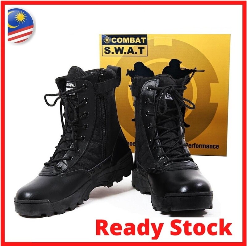 Sparta Army Unisex Tactical Boots Swat Boots Combat Boots Kasut Operasi