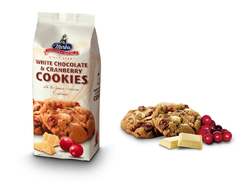 Merba White Chocolate &amp; Cranberry Cookies