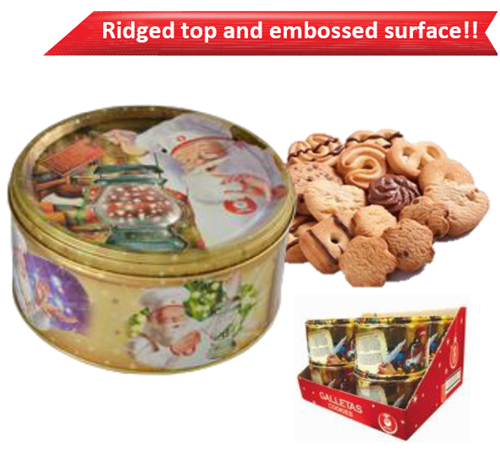 Large Circular Tin