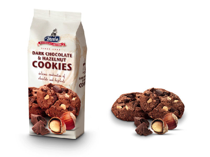 Merba Dark Chocolate &amp; Hazelnut Cookies