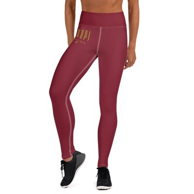 Yoga Leggings &quot;Hoop&quot; Red