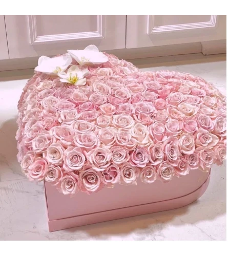 The Big Heart Pink 3D