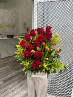 Vibrant garden Love