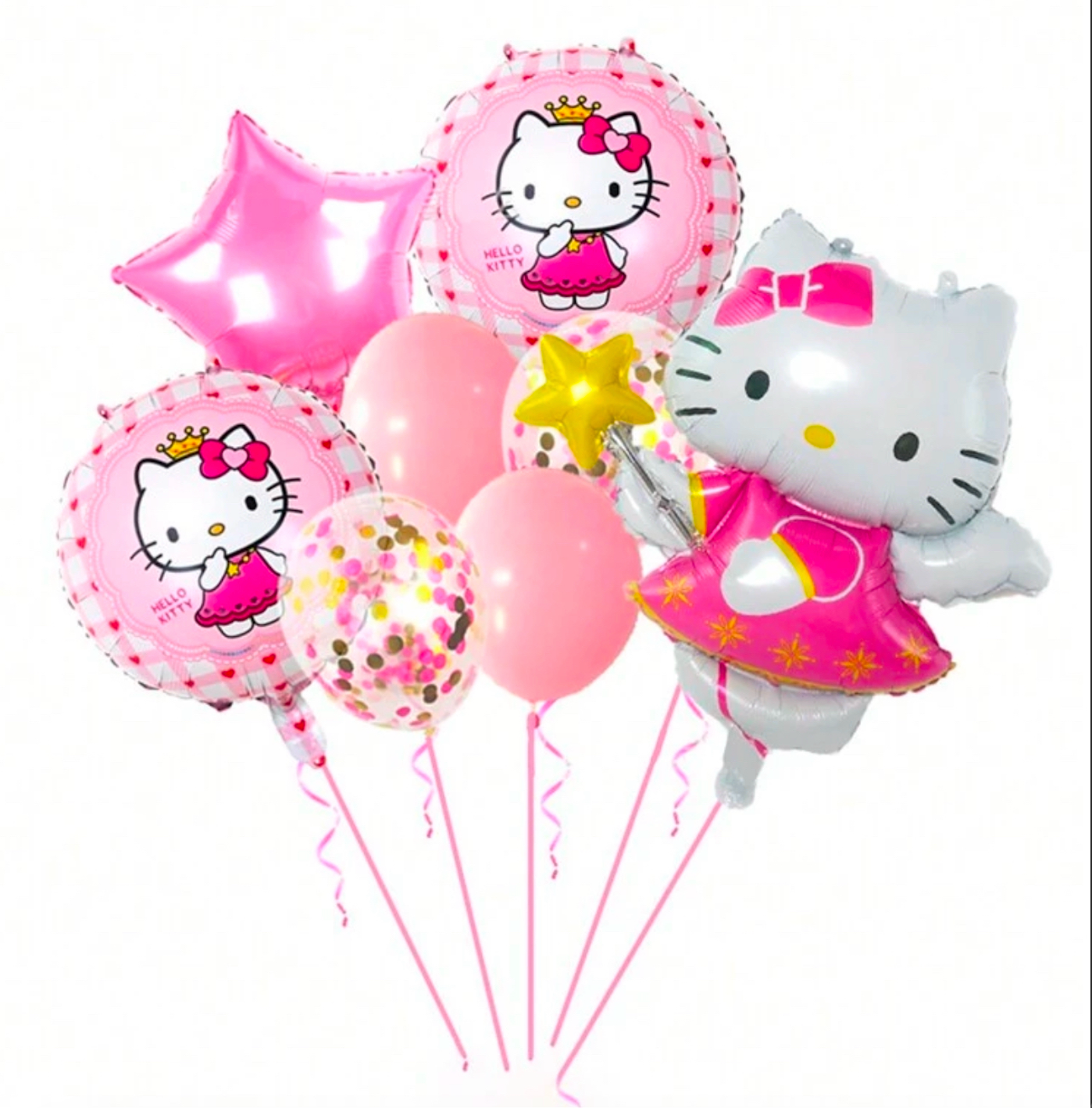 9PCs Magic Wand Hello Kitty
