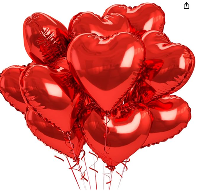 Gift and Balloons