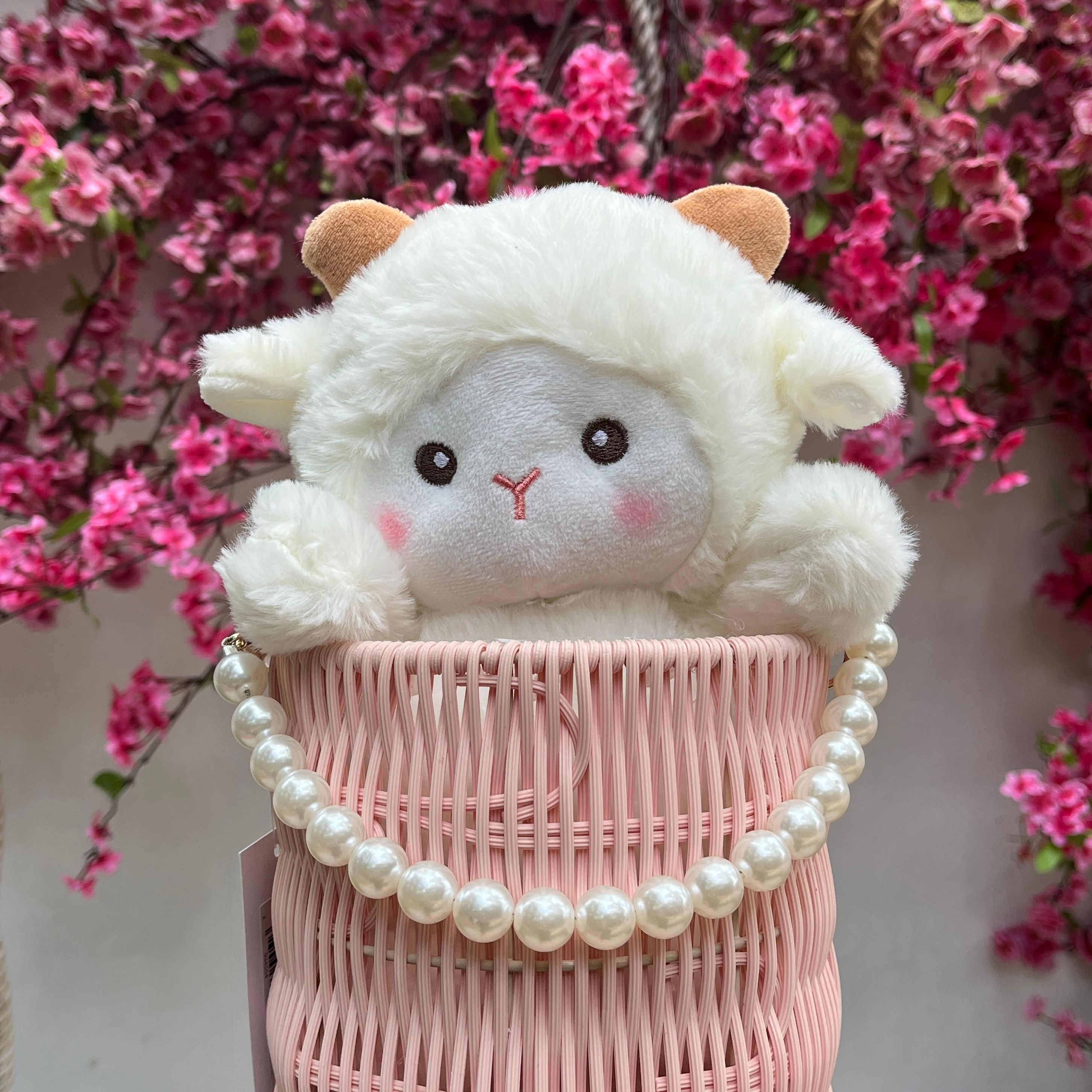 White Lamb Plush 8.5in