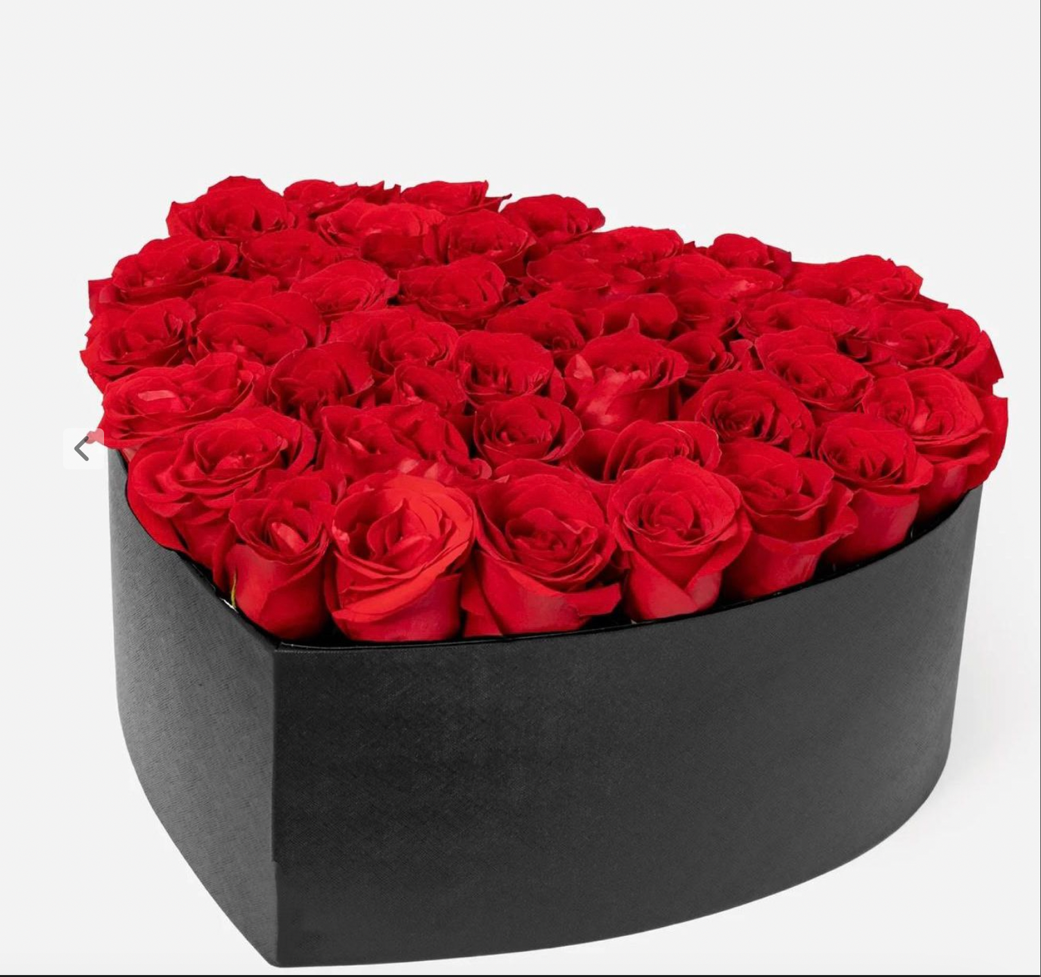 Heart-Shaped Box with Red Roses – Love That Lasts