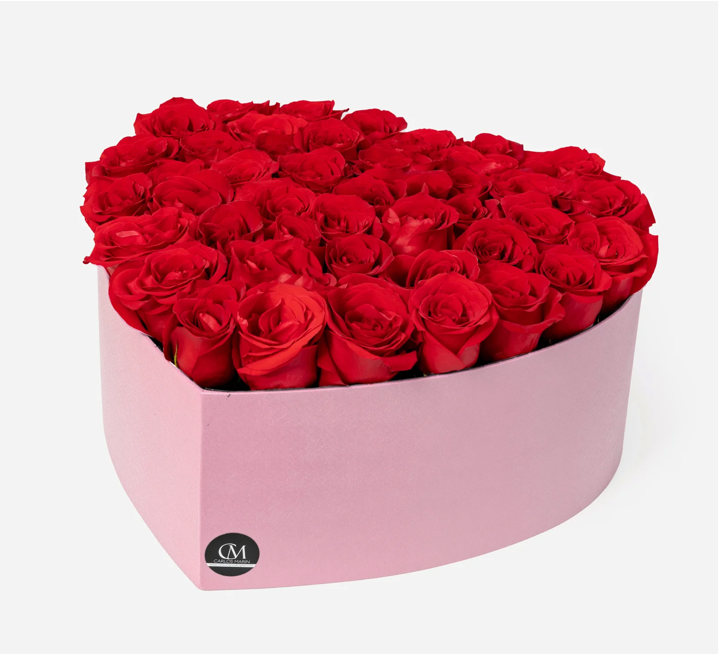 Heart-Shaped Box with Red Roses – Love That Lasts