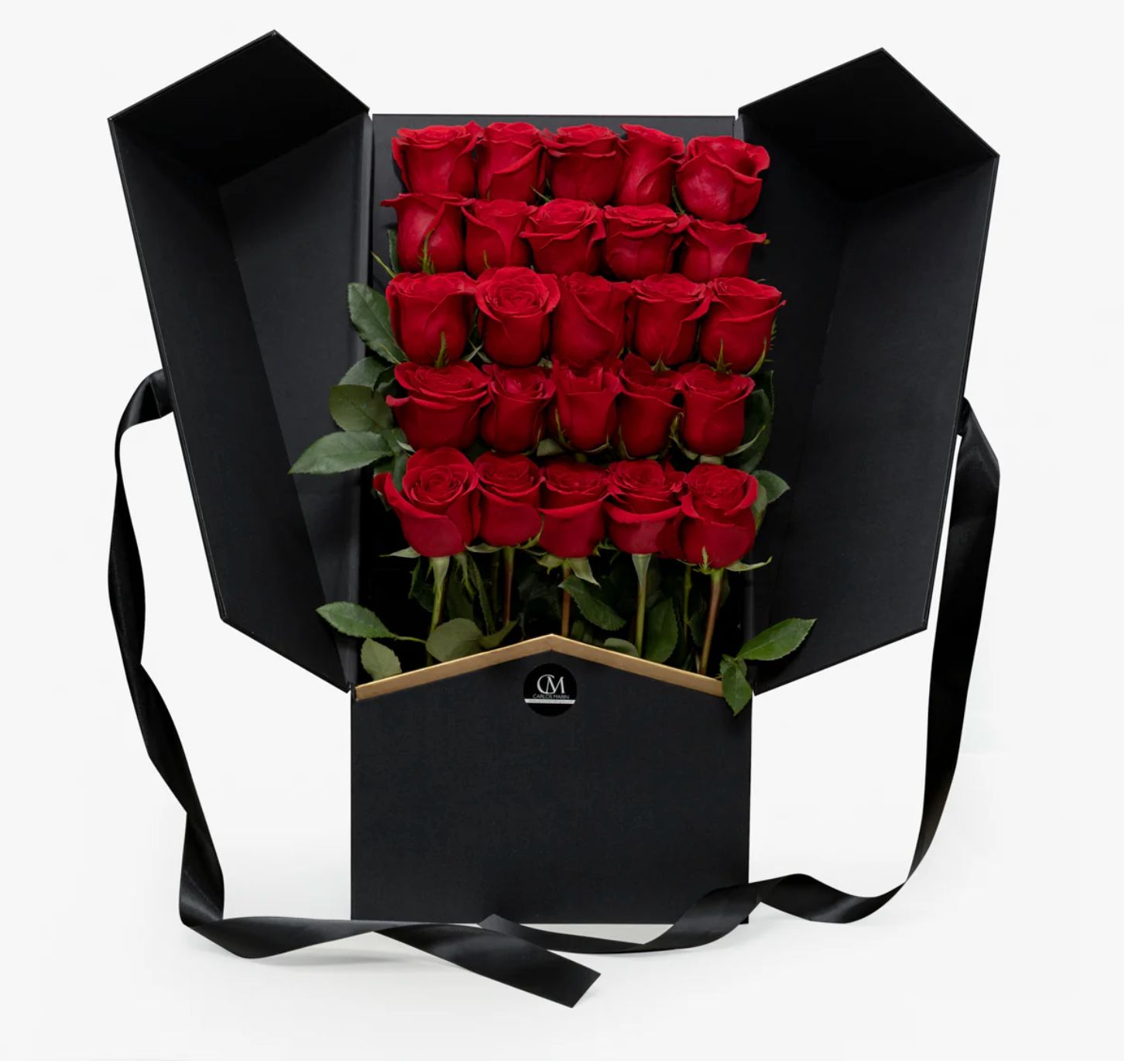 The Black Edition – 24 Red Roses