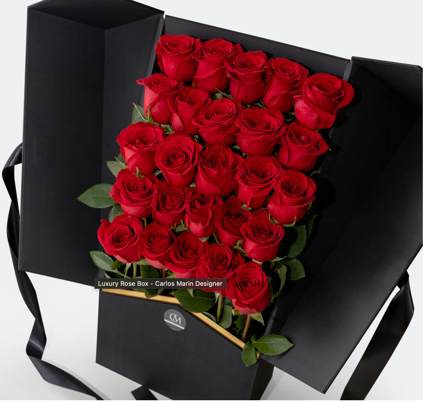 The Black Edition – 24 Red Roses