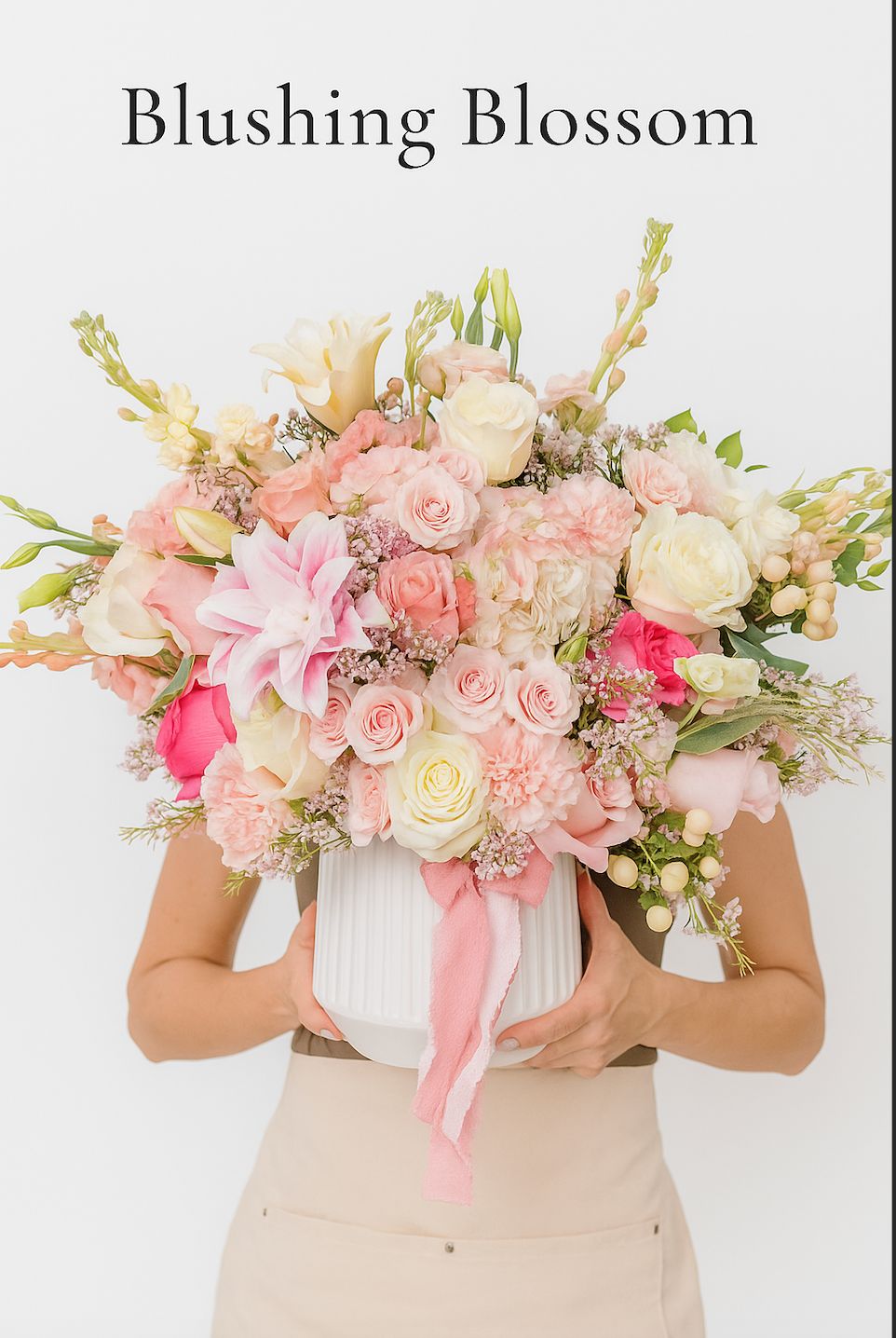 Blush Garden Luxury Floral Arrangement