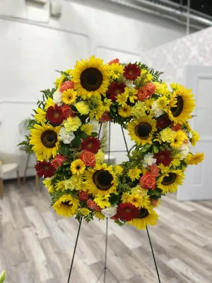 Sunflower Wreath
