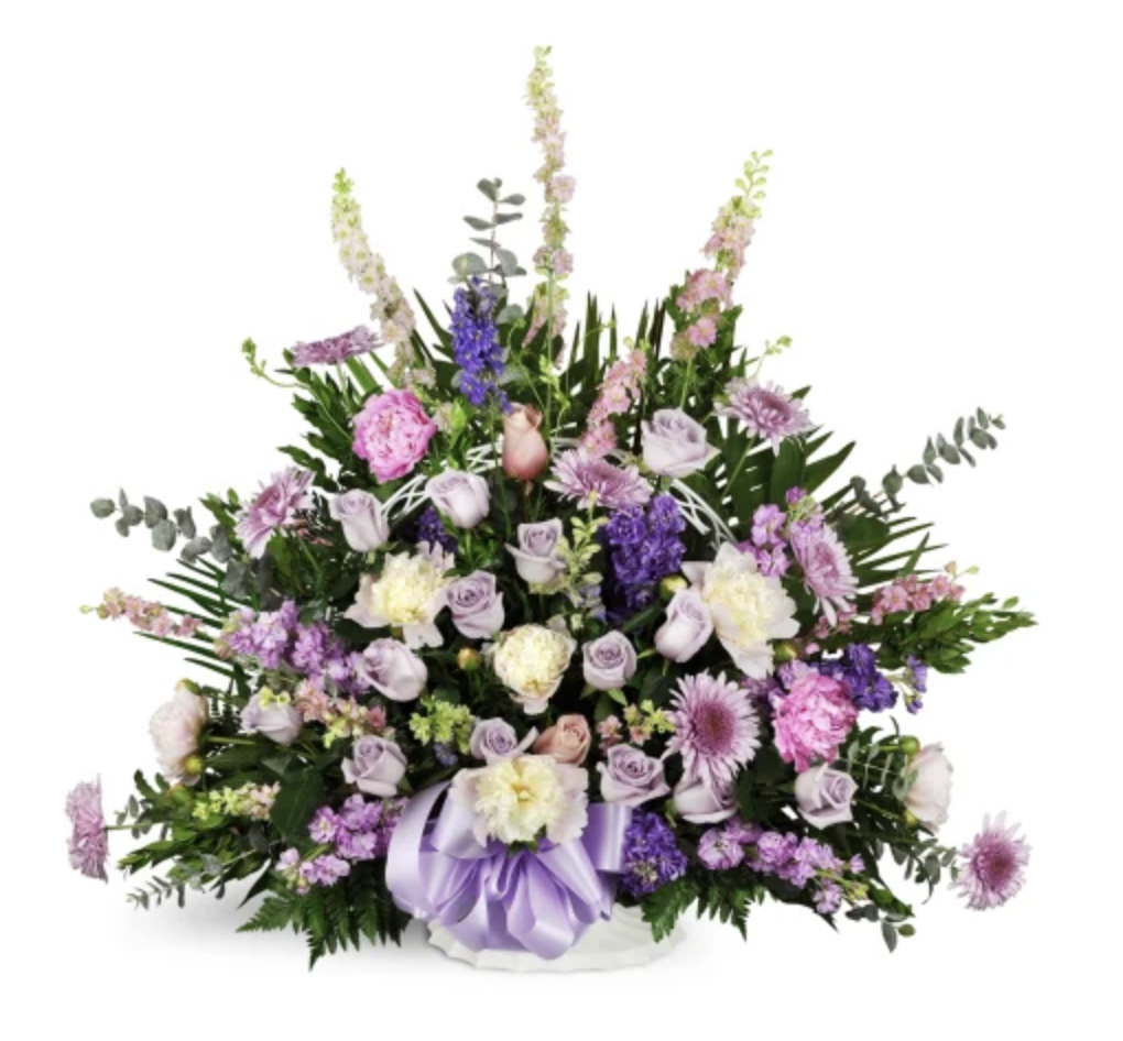 Love's Twilight Sympathy Basket Love's Twilight Sympathy Basket