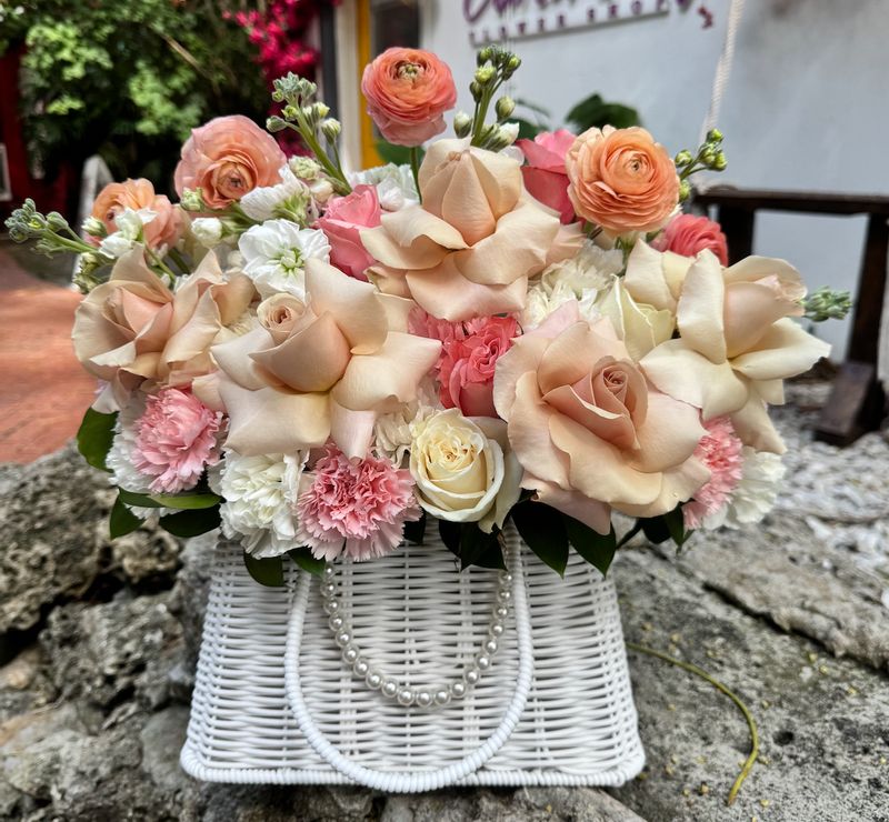 Floral Garden Basket