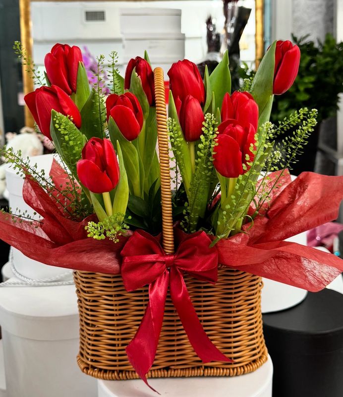 Tulips Basket