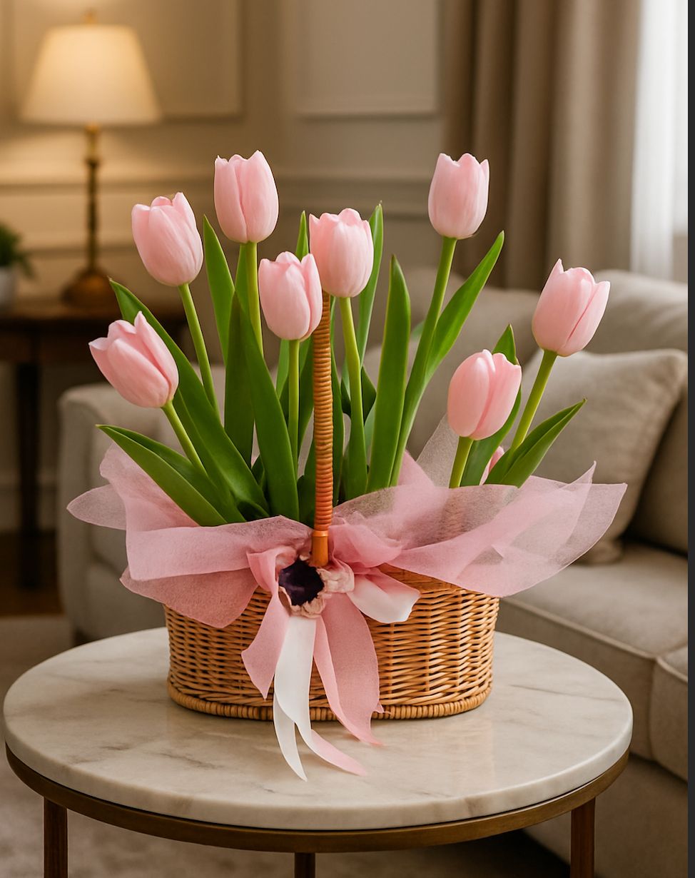 Tulips Basket