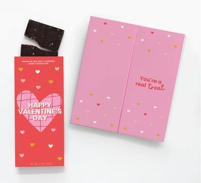 Greeting Card Chocolate Bar Valentine’s Edition