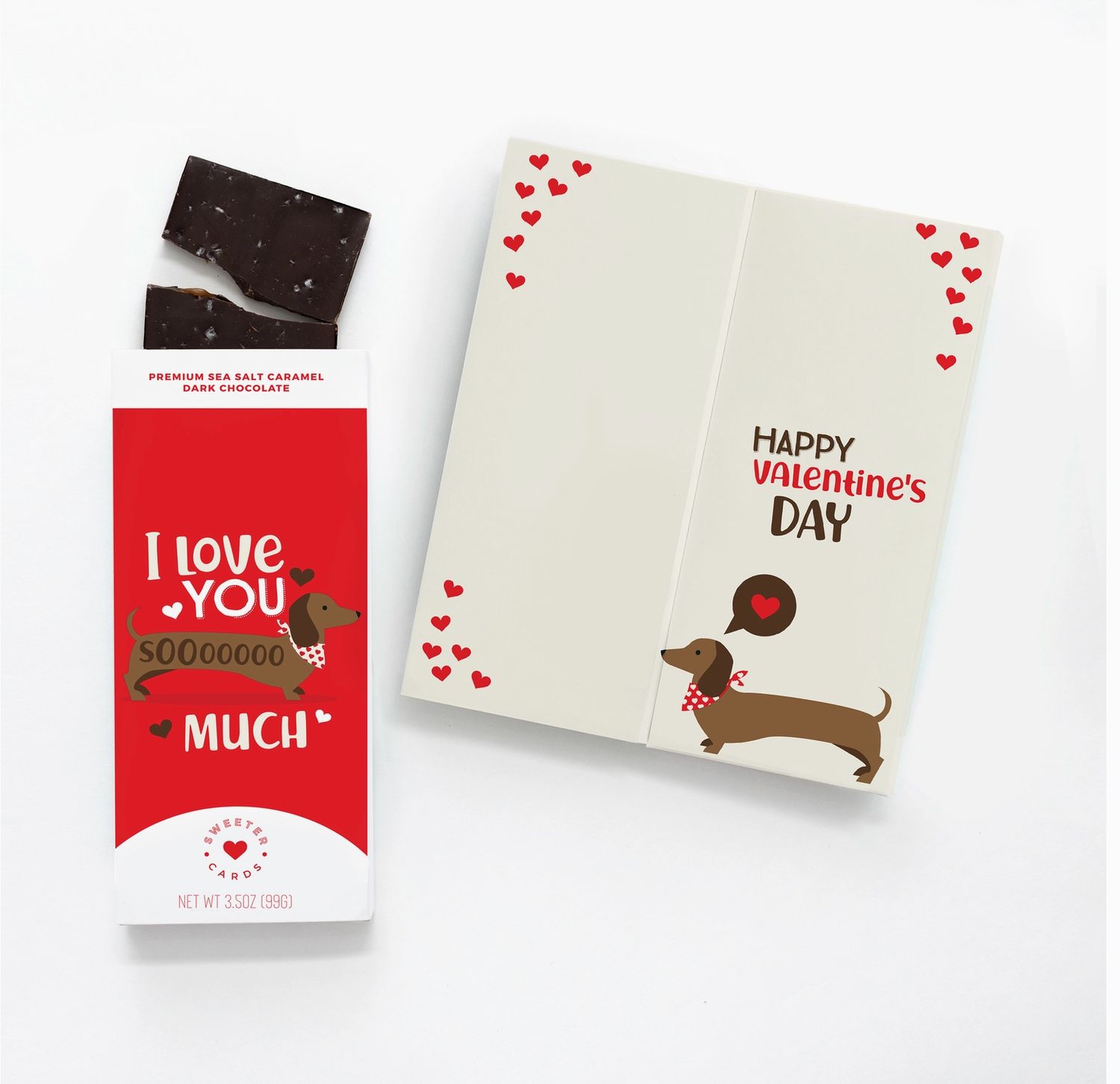 Greeting Card Chocolate Bar Valentine’s Edition