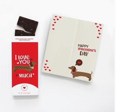 Greeting Card Chocolate Bar Valentine’s Edition