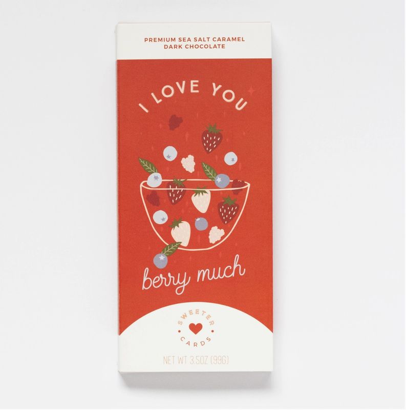 Greeting Card Chocolate Bar I Love You